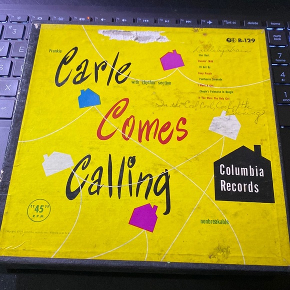 Columbia Other - Frankie Carle w/ rhythm section comes calling on Columbia records 45s 4 …
